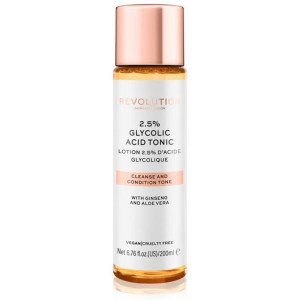 Revolution Skincare Glycolic Acid Tonic 2.5% Cleanse Y Condition Skin Tone 200Ml