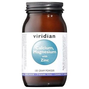 Viridian Calcio Magnesio Zinc Con Vitamina C Polvo 100G