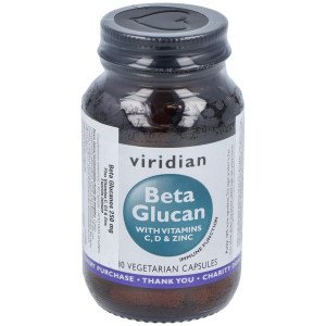 Viridian Beta Glucano 250Mg Plus Vit C D Y Zinc 30Caps