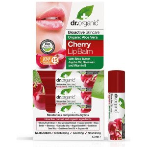 Dr Organic Bálsamo Labial De Aloe Vera Y Cereza 5_7Ml