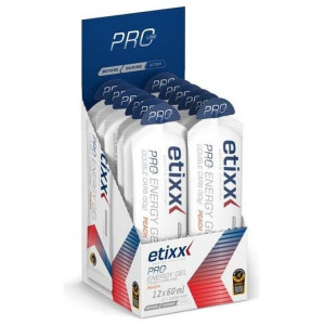 Etixx Double Carb Energy Melocoton Gel 12Udx60Ml.
