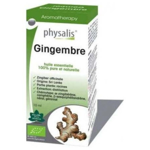 Physalis Aceite Esencial De Jengibre Bio 10Ml