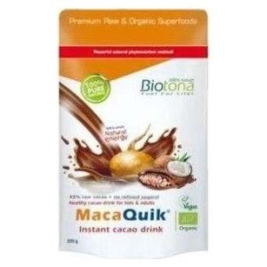 Biotona Maca Quik Instant Cacao Drink Bio 200G