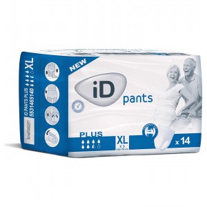 Braga Pañal Inc Orina Plus - Id Pants (T- Xl 14 U)