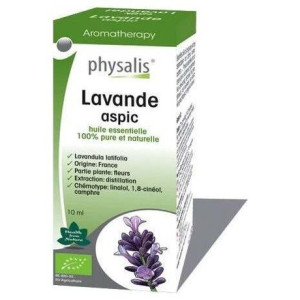 Physalis Aceite Esencial De Lavanda Spica Bio 10Ml