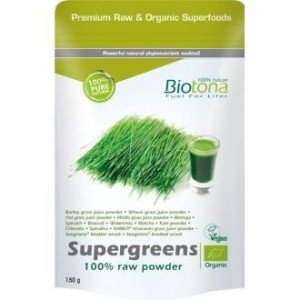 Biotona Supergreens Powder Superfood Bio 150G