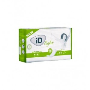 Compresa Incontinencia Orina Ligera - Id Light Fresh & Free Normal (12 Unidades)