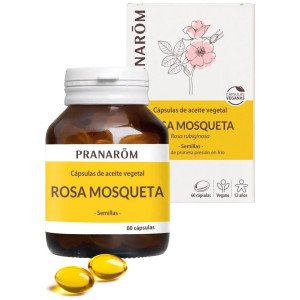Pranarôm Cápsulas De Aceite Vegetal De Rosa Mosqueta 60 Unidades