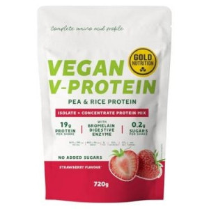 Gold Nutrition V-Protein Strawberry 720Gr