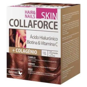 Dietmed Skin Piel Cabello Uñas 20 Ampollas