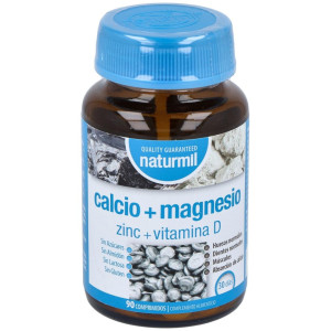 Naturmil Calcio + Magnesio + Zinc + Vitamina D 90 Comprimidos