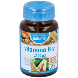 Naturmil Vitamina B12 2500Ug 60 Comprimidos