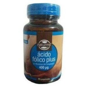 Naturmil Acido Folico Plus Vitaminas Complejo B 400 Ug 90 Compri