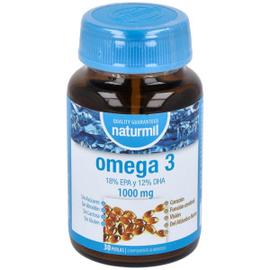 Naturmil Omega 3 Epa 18% E Dha 12% Vitamina E 1000Mg 30Caps