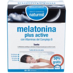 Naturmil Melatonina Plus Active 1_9Mg 60Comp