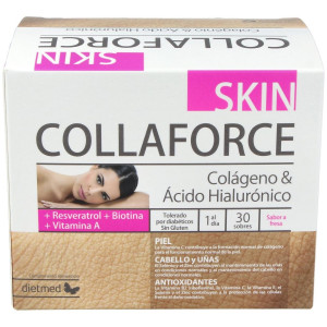 Dietmed Collaforce Skin Colágeno Y Ácido Hialurónico 30Sobres