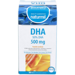 Naturmil Dha 500 Mg Sin Gluten 60 Capsulas