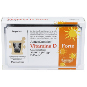 Activecomplex Vitamina D 3200Ui 80 Perlas