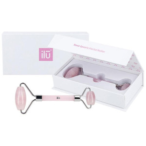 Ilū Facial Roller Rose Quartz 1Ud
