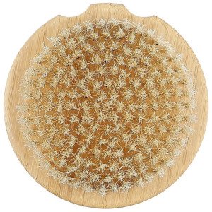 Bamboo Cepillo Natural Cuerpo Redondo 1 U