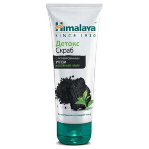 Himalaya Exfoliante Facial Detox Carbón 75Ml