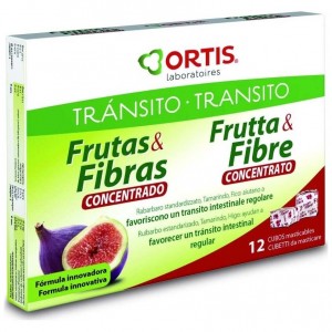 Ortis Fruta Y Fibra Concentrado 12 Cubos
