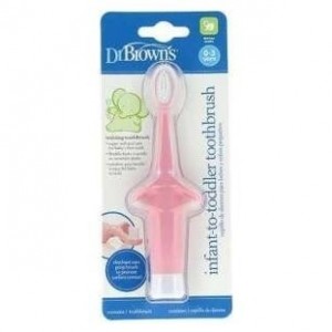 Cepillo De Dientes Bebe Niño Rosa 0-3 Años