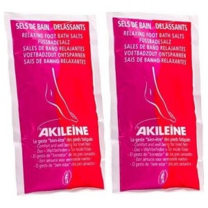 Akileine Sales De Baño Relajantes Pies Cansados 2X150G
