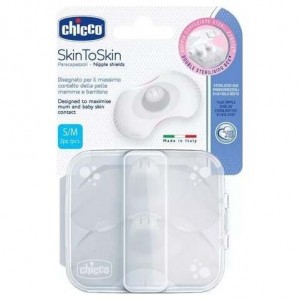 Chicco Protegepezón Silicona Skintoskin T-S-/M 2Uds