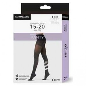 Farmalastic Pantimedia 15 20Mm Negro Txl 1Ud