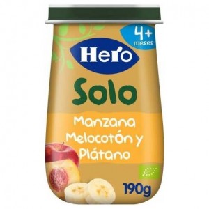 Hero Tarrito Eco Manzana, Melocotón Y Plátano 190G
