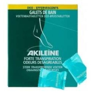 Akileïne® Pastillas Efervescentes Desodorizantes Antitranspirante 7X12G