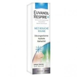 Euvanol Respire+ Nez Bouch Rhume Spray De 20Ml
