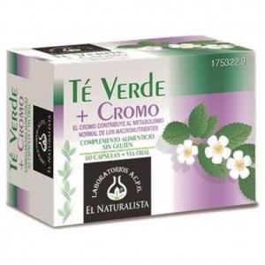 El Naturalista Te Verde+Cromo 60Caps