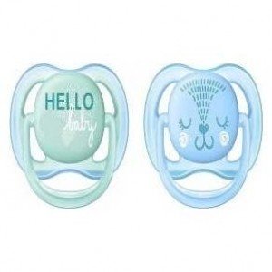 Chupete Ultra Air 0-6 Meses Neutro 2Ud. Scf080/17