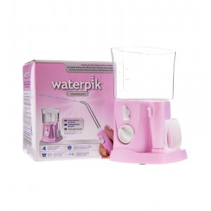 Irrigador Bucal Electrico - Waterpik Wp- 300 Traveler Con Adaptador (Viajes Pink)