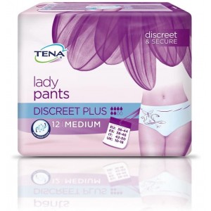 Tena Protective Underwear Plus - Braga Absorb Inc Orina (T - Med 12 U)