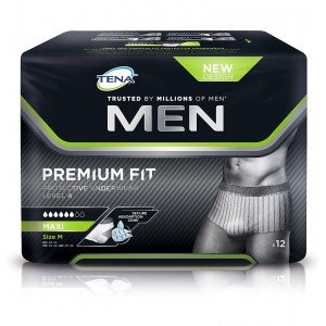 Absorbente Incontinencia Orina - Tena Men Protective Underwear Calzoncillo (12 Unidades Talla M)