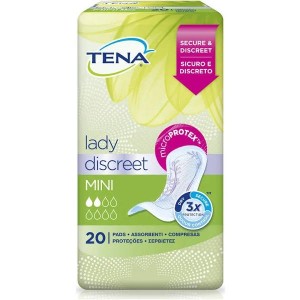 Absorbente Incontinencia Orina Ligera - Tena Discreet Mini (20 Unidades)