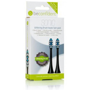 Sonic Toothbrush Heads Whitening Black Lote 2 Pz