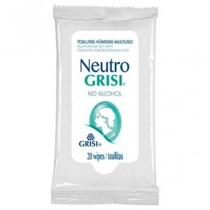 Neutro Grisi Toallitas Húmedas Multiuso 20 Unidades