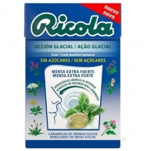 Ricola Caramelos De Menta Extrafuerte Sin Azúcar, 50 G