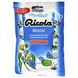 Ricola Caramelos Con Sabor A Mentol Sin Azúcar 70G