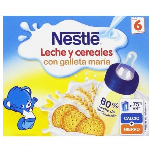 Nestle Papilla Galleta Lista Para Tomar (2 Envases 250 Ml)