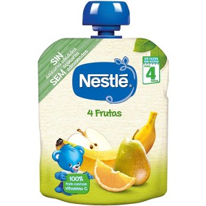 Nestle Naturnes 4 Frutas (1 Envase 90 G)