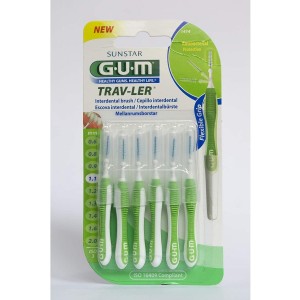 Cepillo Interdental Viaje - Gum 1414 Trav-Ler (Ultrafino 1.1 Mm Conico 6U)