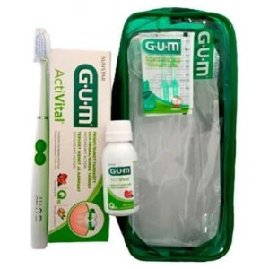 Gum Pack Neceser Sonic + Cepillo + Pasta Activital + Colutorio