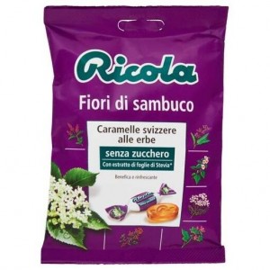 Ricola Caramelos De Flores De Saúco Sin Azúcar 70G