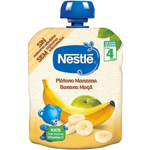 Nestle Naturnes Platano Manzana (1 Envase 90 G)