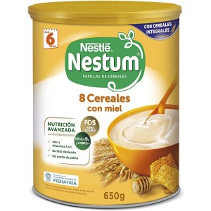 Nestle Nestum Papilla 8 Cereales Con Miel (1 Envase 650 G)